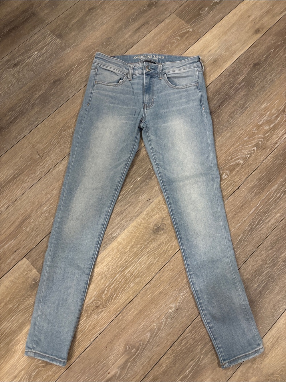 American Eagle Outfitters Light Blue Skinny Jeans - Women's